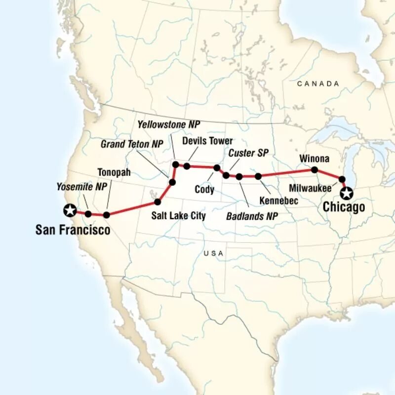Туристические маршруты америки. Маршрут от Сан Франциско до Чикаго. Карта от Сан Франциско до Чикаго. Путешествие от Сан Франциско до Чикаго география 7 класс. От Сан Франциско до Чикаго путешествие.