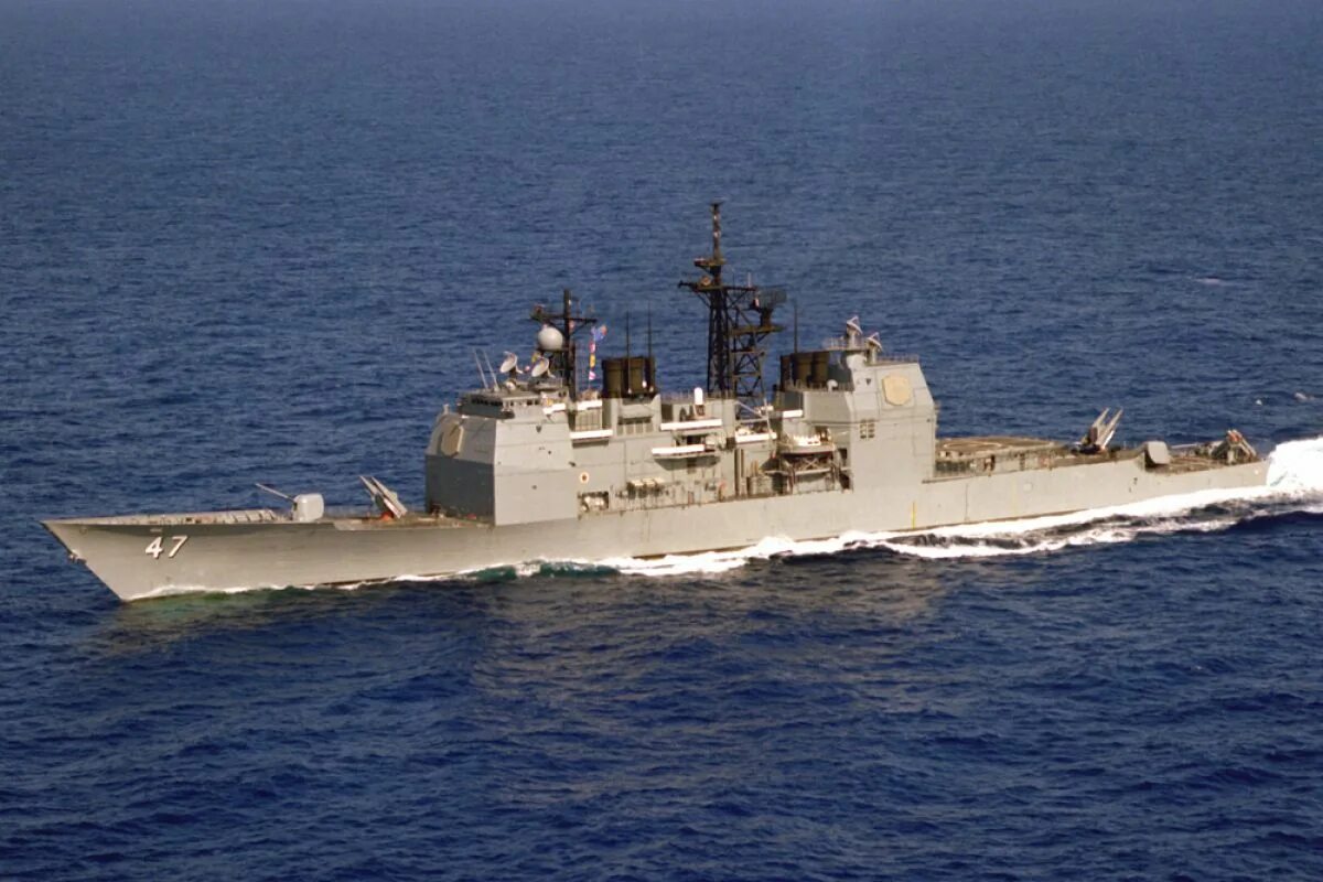 Корабли всех стран. Ticonderoga крейсер. USS Ticonderoga CG-47. Крейсера уро ВМС США Тикондерога. Ticonderoga CG 47.