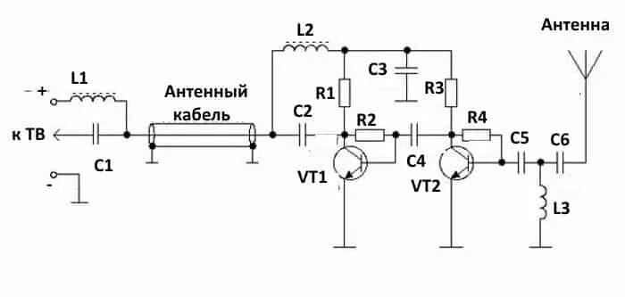 Схема антенны телевизора. Усилитель антенного сигнала для телевизора схема. Усилитель ТВ антенны схема т2. Схема усилителя телевизионного сигнала антенны. SWA-3 антенный усилитель схема.