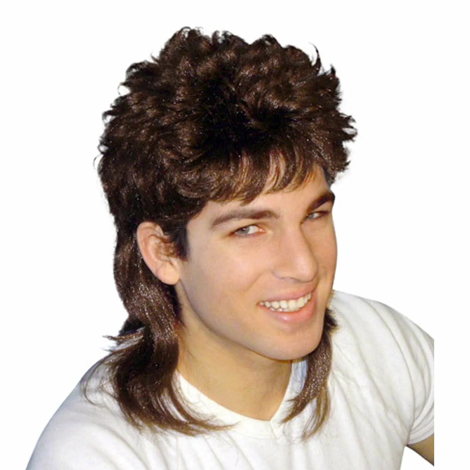 Мужские стрижки 80. Стрижка «маллет» (Mullet). 80s Mullet Wig. Маллет Дамиано. Стрижка маллет мужская 80-е.