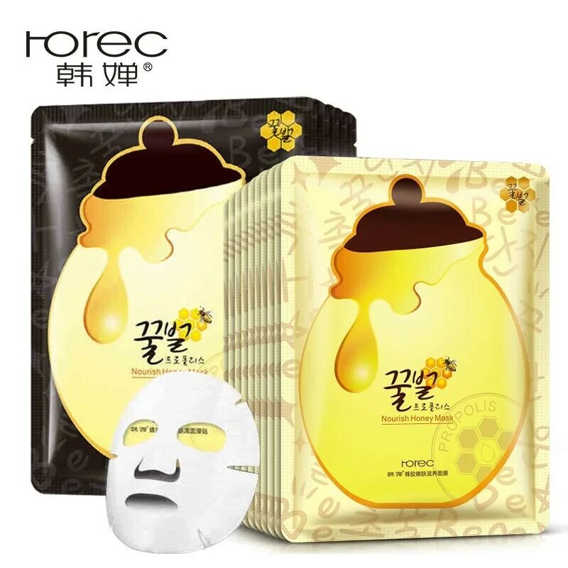 Тканевая маска для лица олива rorec natural skin olive mask. Маска с прополисом для лица. Корейские маски с медом. Маска тканевая медовая корея. Тканевая маска для лица honey moisturizing hchana.