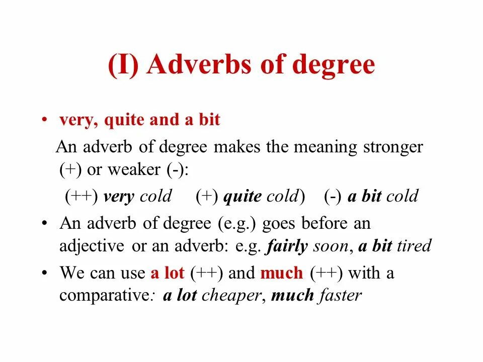 A bit more перевод. Adverbs of degree. Adverbs of degree правило. A bit of правило. Adverbs of degree в английском языке.