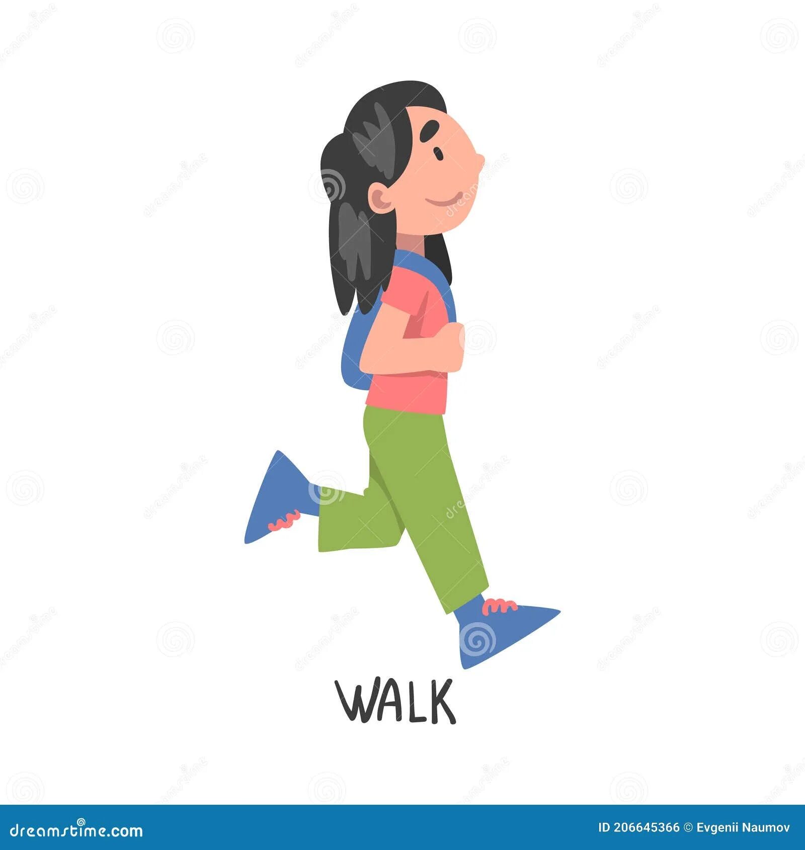 Слово глагол гулять. Пешком иллюстрация. Глагол walk. Девочка шла глаголы. Walk Flashcards.