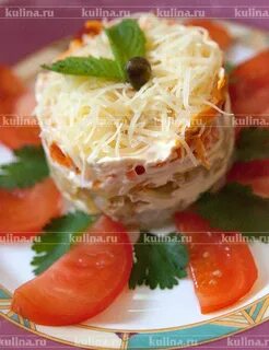 Салат рыба жареная морковь