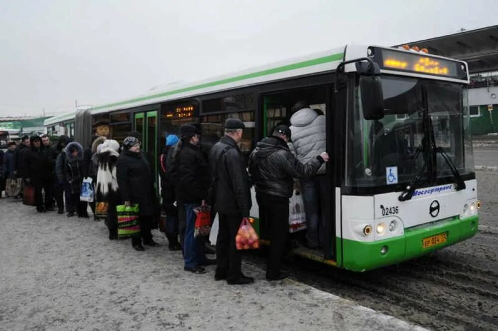 Работа на маршрутном автобусе