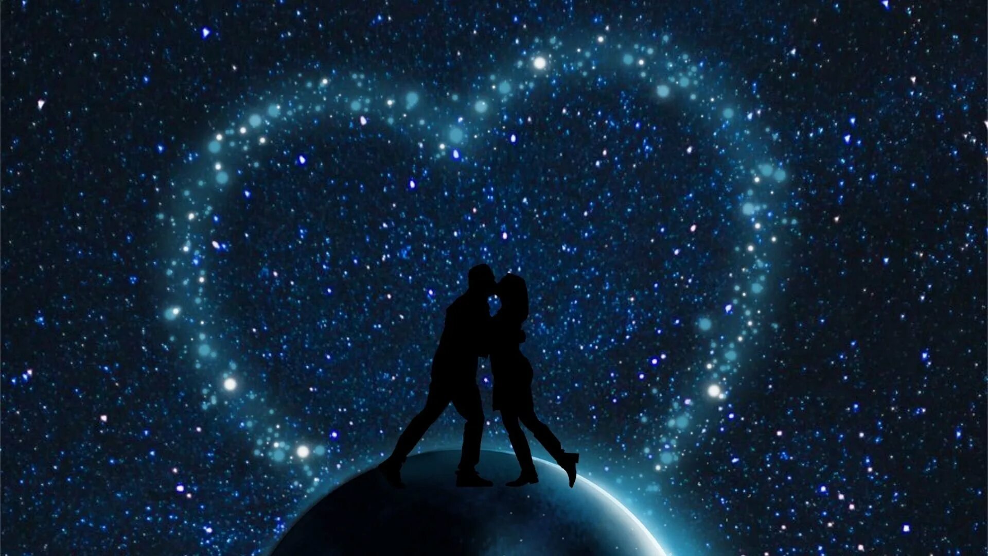 Любовь со звезд 9. Двое под звездами. Космос любовь. Пара на фоне звездного неба. Вселенная и любовь.
