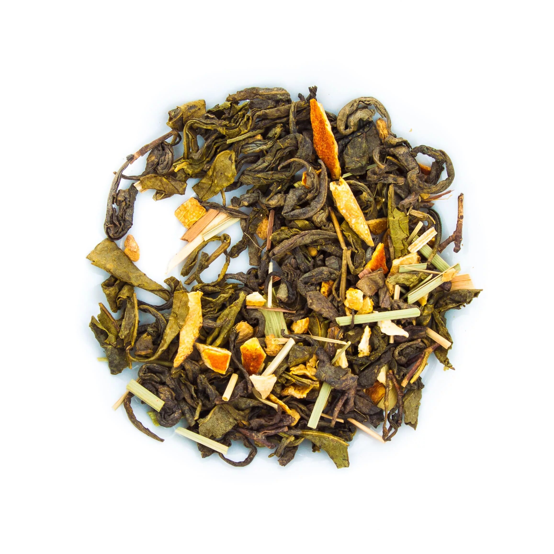 Чай весовой купить. Китайский зеленый чай ГУ-Шу. Чай заряд бодрости. Зеленый чай с имбирем цедрой апельсина и лемонграссом. Китайский чай с цедрой.
