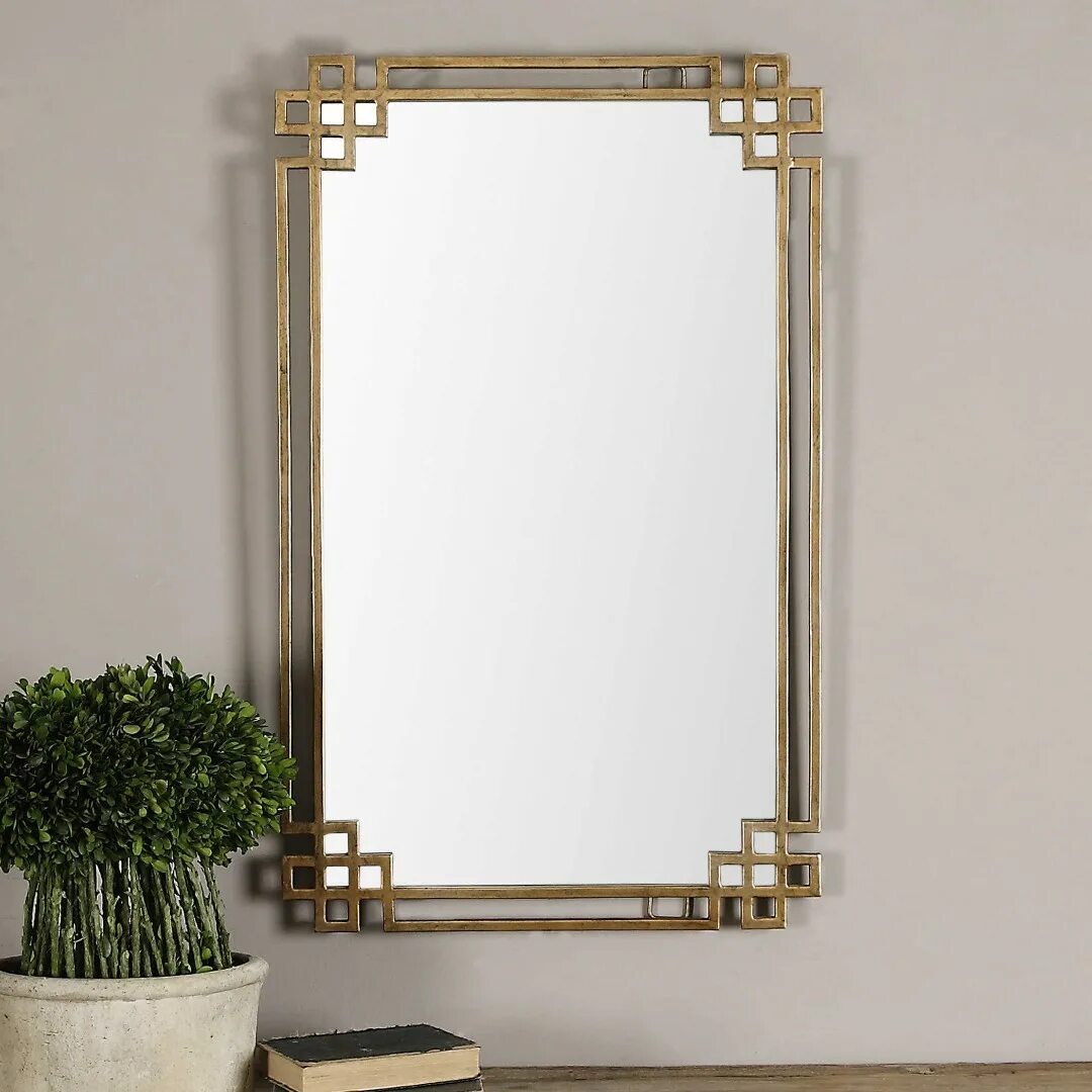 Размер настенных зеркал. Зеркало Uttermost. Зеркало / 20422 / Antiqued Light Bronze. Зеркало Mirror image Home 20422 - Antiqued Light Bronze.