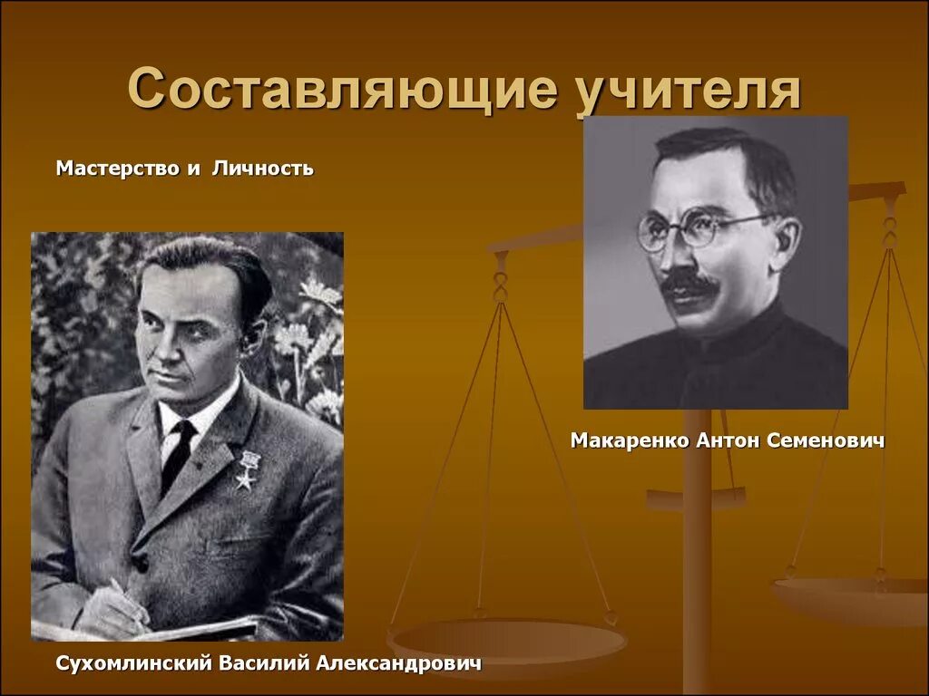 Макаренко и сухомлинский. Педагоги Макаренко и Сухомлинский. Мастерство учителя Макаренко.