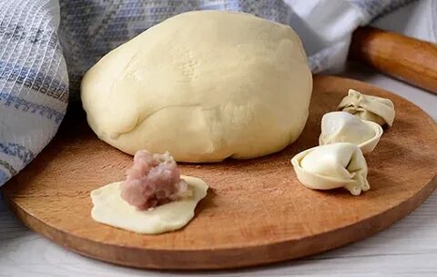 Рецепт теста на пельмени на минеральной