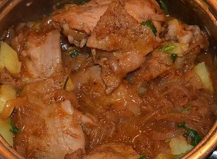 Чахохбили из курицы с картошкой