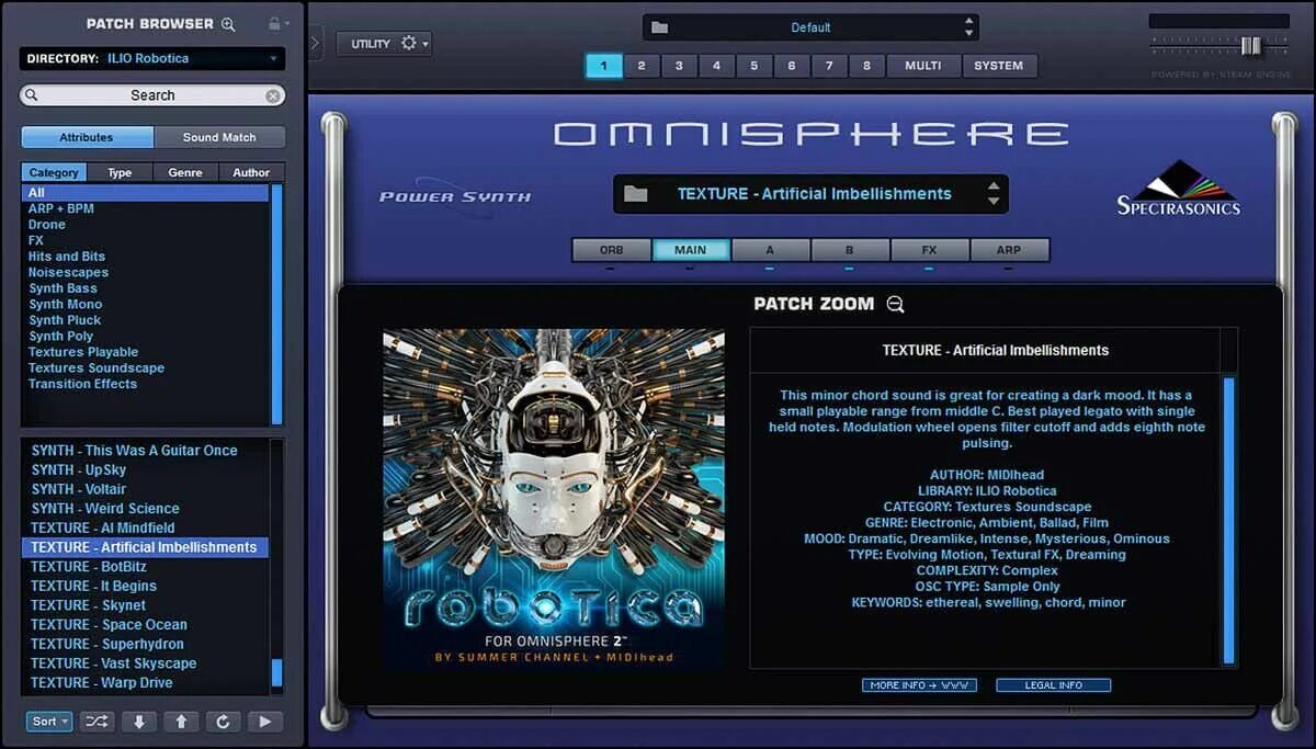 Omnisphere library. Омнисферу. omnisphere vst. omnisphere 3. spectrasonics trilian.