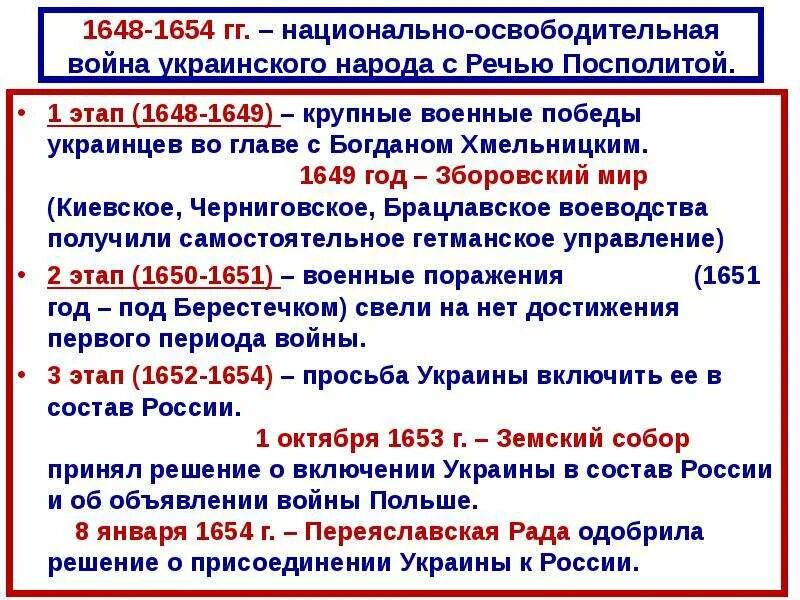 Причины национально освободительной борьбы. Зборовский мир 1649. Освободительная борьба украинского народа 1648-1654. Зборовский Мирный договор 1649.