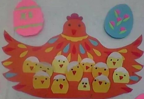 Аппликация к пасхе в детском саду подготовительная