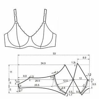 Советы в конструировании и пошиве бюстгальтеров без косточек. 