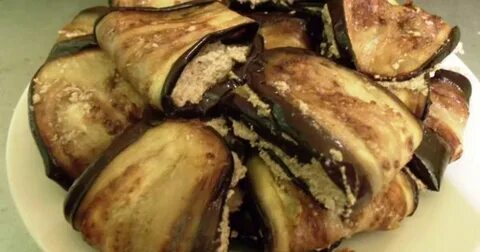 Баклажаны с орехами в духовке