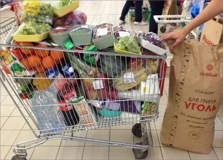 Почему берут продуктами
