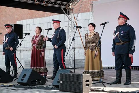 На Казанской набережной в Туле прошел фестиваль казачьей культуры ИА "Тульская П