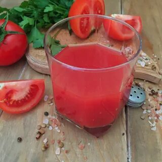 Как приготовить домашний сок из томатов