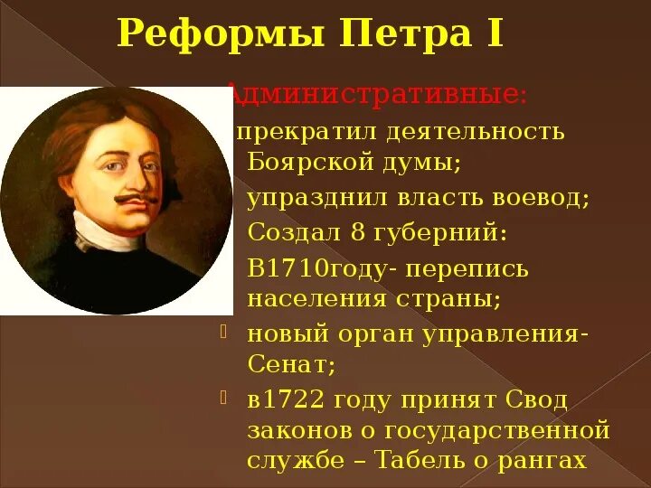 Прекращение деятельности боярской думы