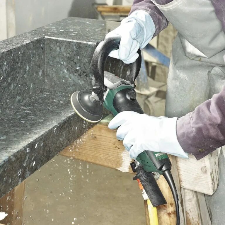 Техники обработки камня. Метабо PWE 11-100. Полировальная машина Metabo. Мрамор гранит полировщик. Шлифовка и полировка гранита.