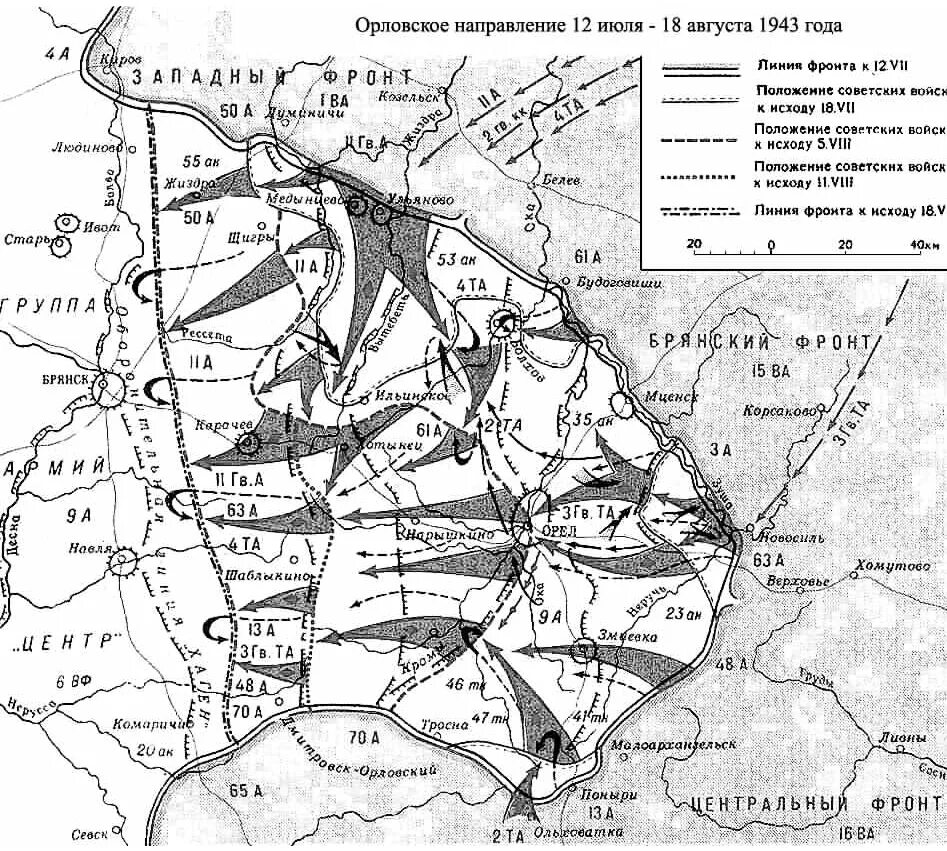 Когда была завершена операция кутузов. Орловская наступательная операция (операция «Кутузов»). Оборонительная линия Хаген. Восточный фронт август 1943 год карта. Линия Хаген 1943.