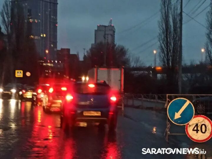 Пробка на набережной сейчас