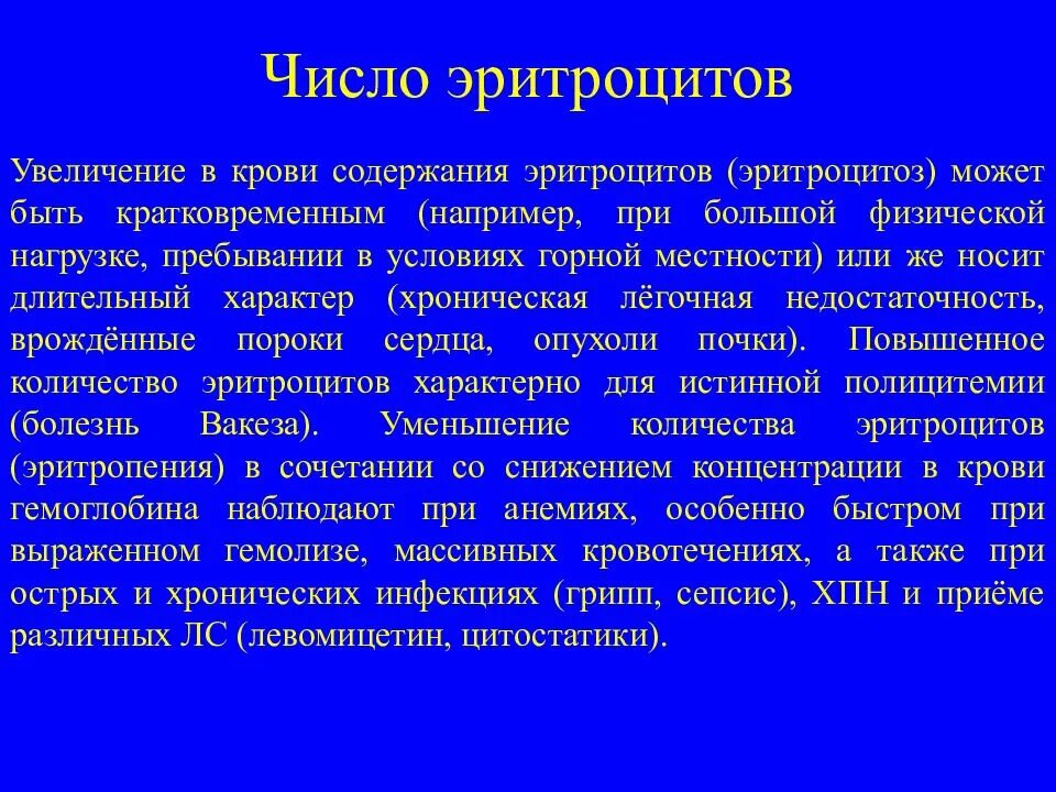 Увеличенный объем эритроцита
