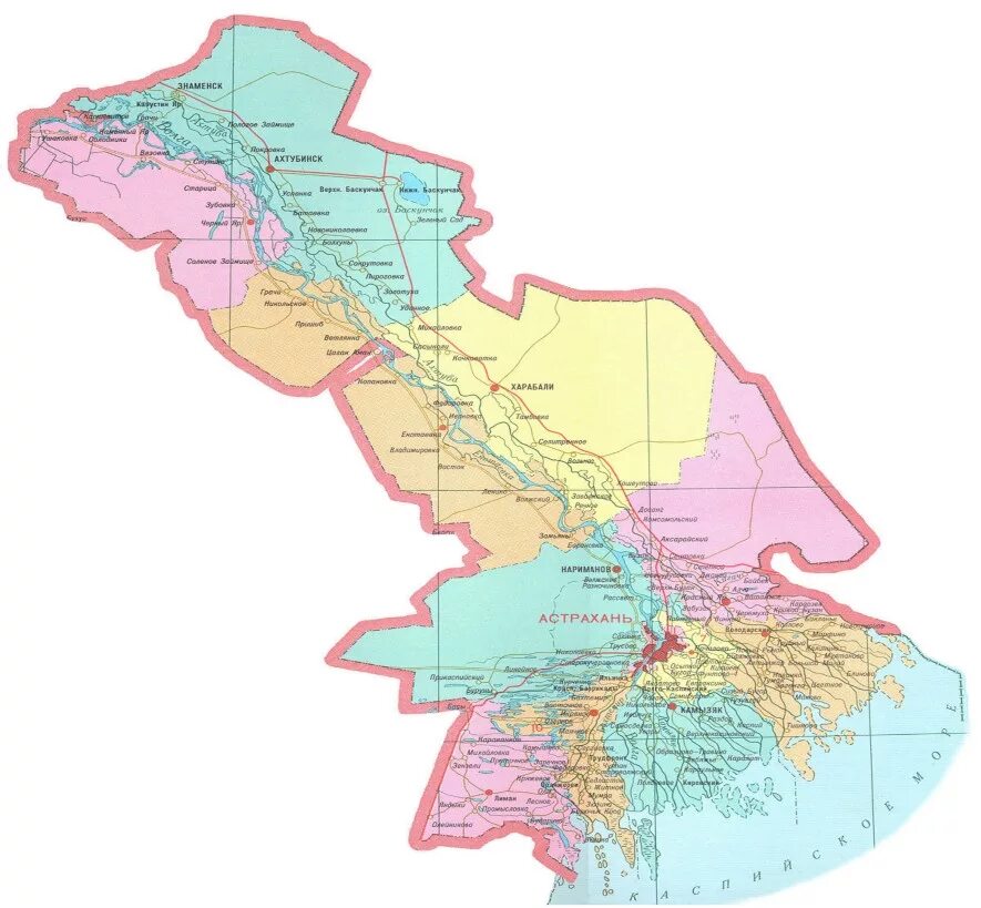 В каком географическом районе находится астраханская область. Астраханская область на карте. Карта Астраханской области с районами. Астраханская область на карте России. Расположение районов Астраханской области.