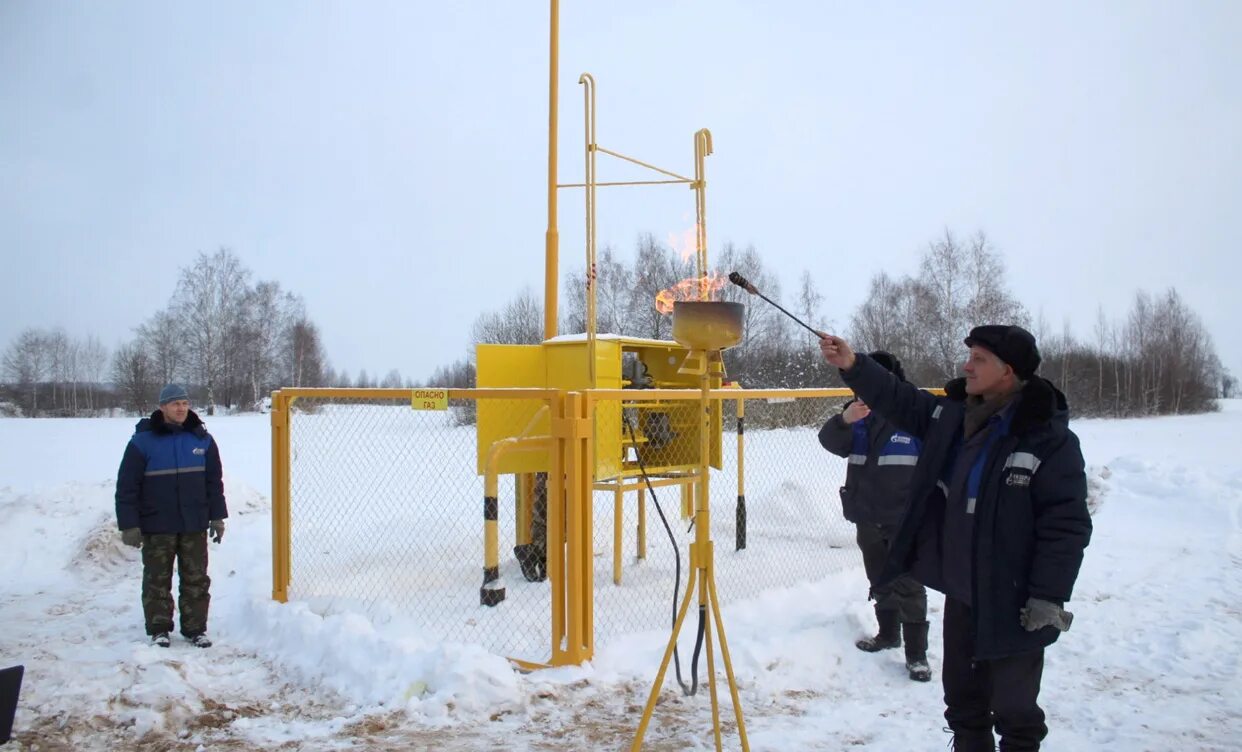 Проведение газа в деревню