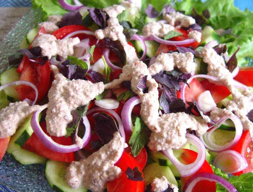 грузинский салат рецепт простой