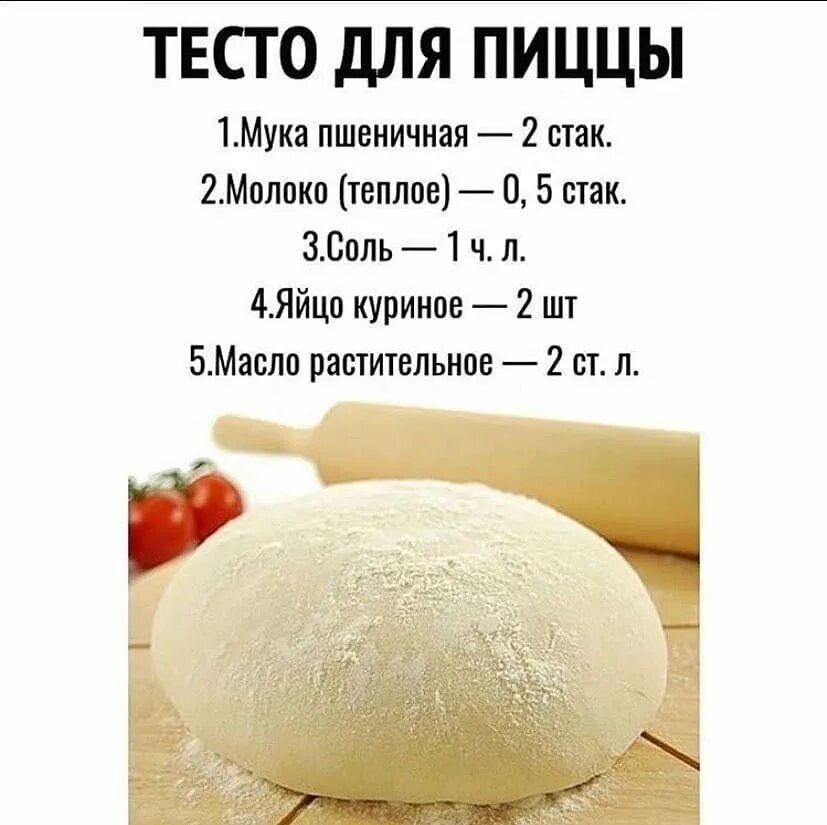 Рецепт теста на пиццу на противень. Рецепт теста на пиццу на противень