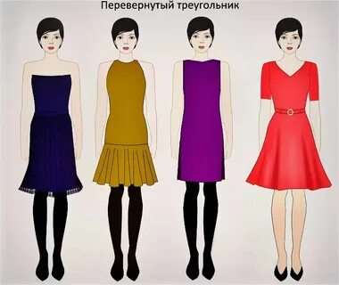 Фигура перевернутый треугольник у женщин что носить
