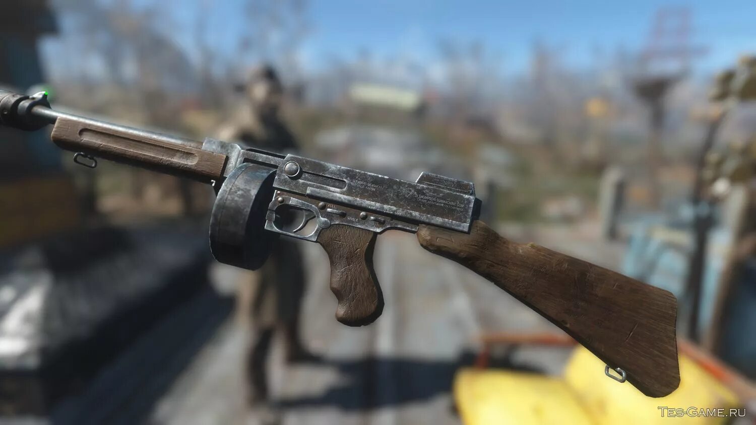 Fallout 4 пулемет. Пистолет пулемет фоллаут 4. fallout 4 томпсон. fallout 3 пистолет-пулемёт томпсона. фоллаут 4 мод пистолет пулемет.