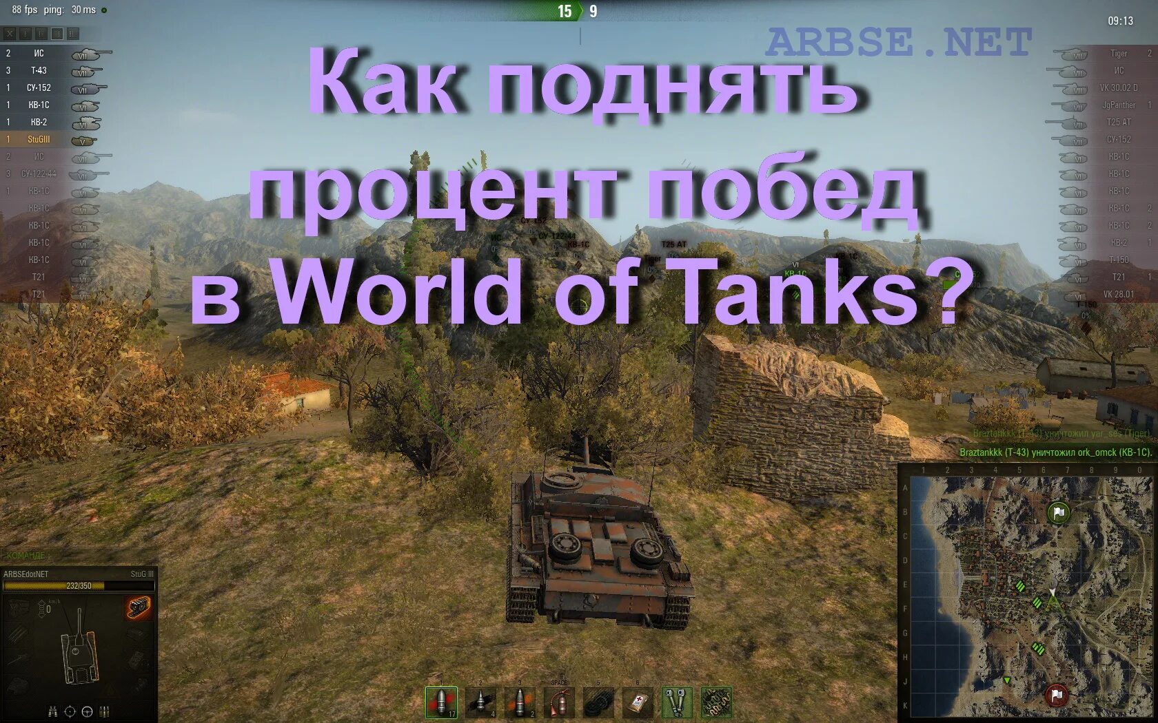 World of tanks проценты