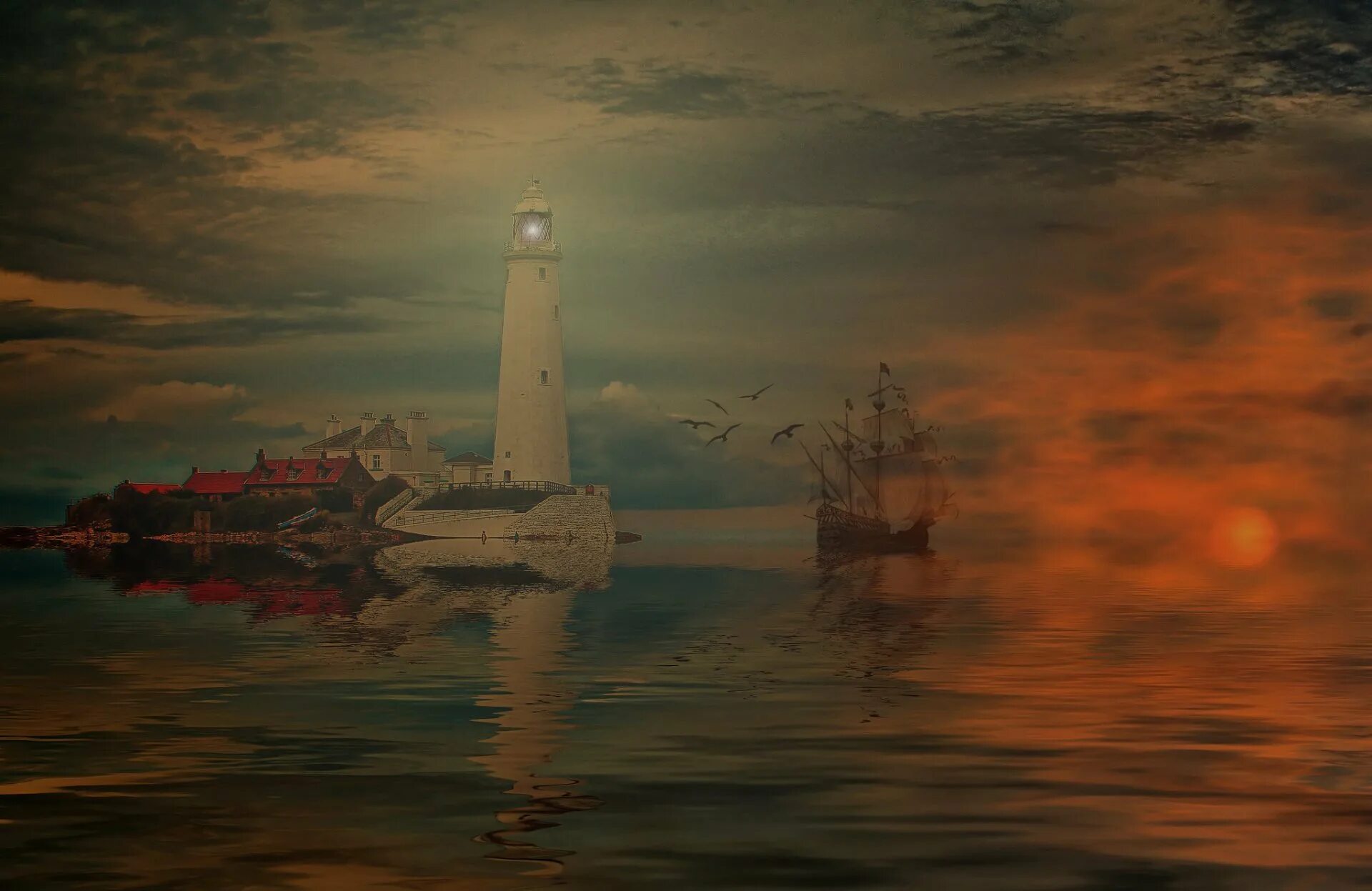 Море маяк корабль. Маяк и парусник в море. маяк эдистон море парусник маяк живопись юшкевич вн. ночной маяк с кораблём.