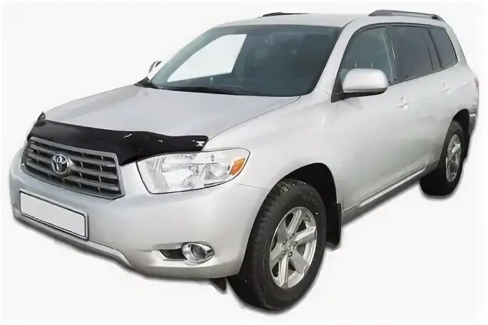 Капот тойота хайлендер. Toyota Highlander 2007. Toyota Highlander 2010. Тойота хайлендер 2010 с дефлектором. Дефлектор капота хайлендер 2012.