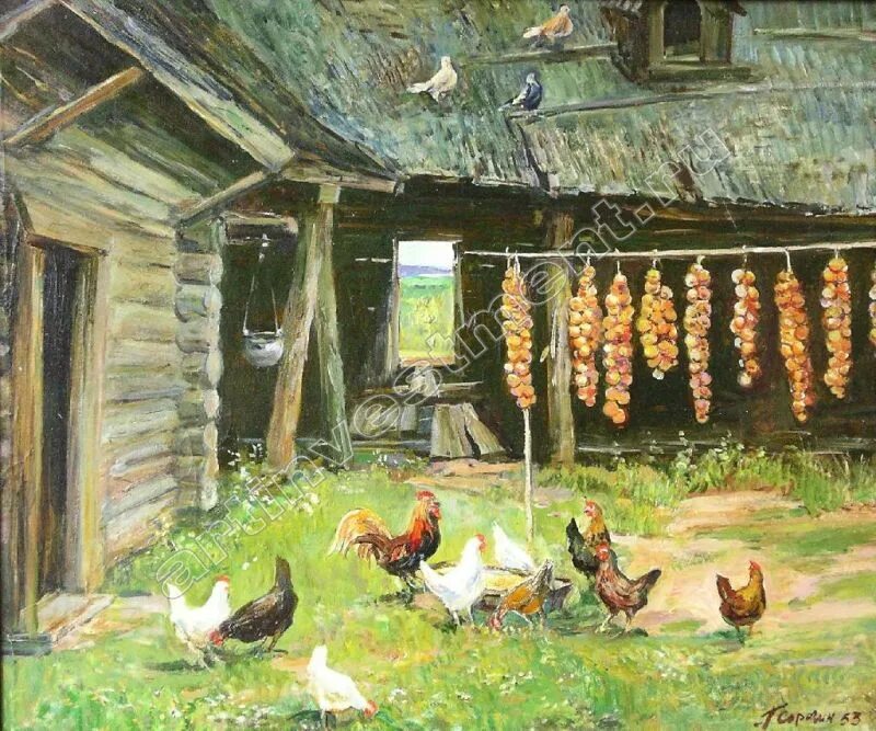Крестьянский двор. Иван шишкин - деревенский двор. Хлев сарай россия 19 век. Крестьянский дворик. Иван шишкин - деревенский двор.