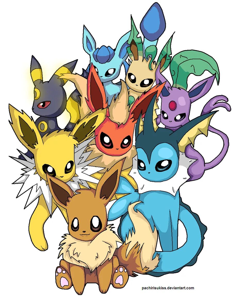 Команда иви. Pokemon Eevee Evolution. Покемон иви эволюции. Иви покемон. Покемон Eevee Эволюция.