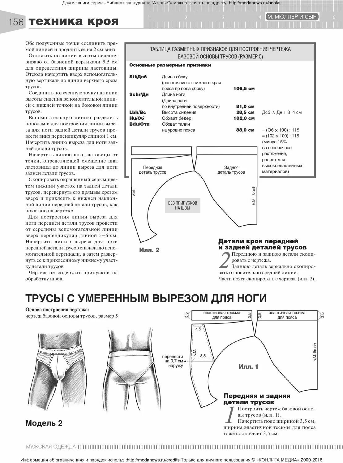 Построение выкройки Нижнего женского белья по Мюллеру. Построение выкройки мужских плавок из трикотажа. Крой мужских трусов с ластовицей. Построение выкройки Нижнего белья по Мюллеру.