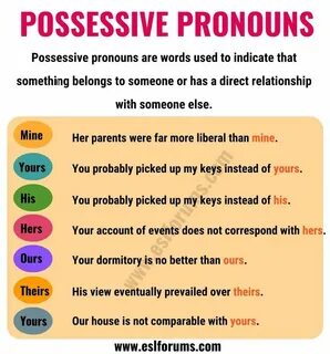 Example possessive
