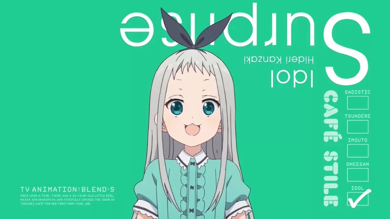 Хидэри Кандзаки. Садистская смесь опенинг. Blend s опенинг.