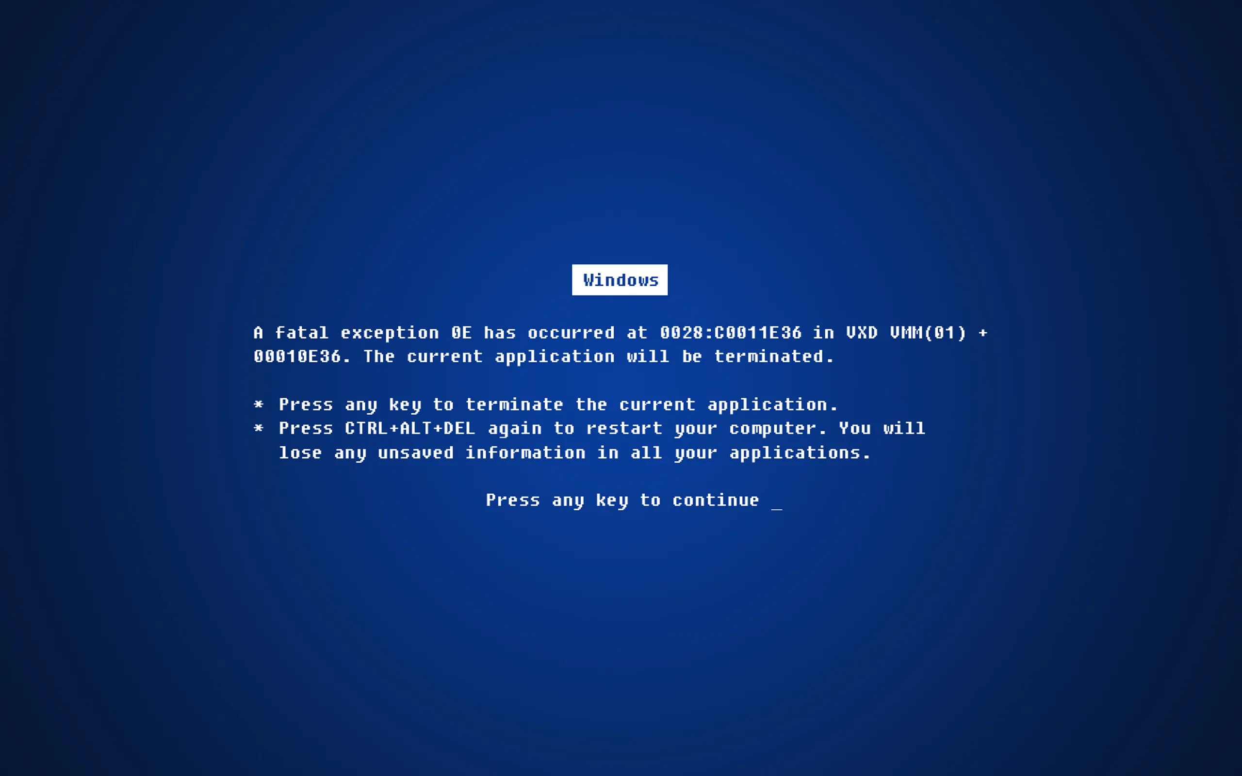 Network exception