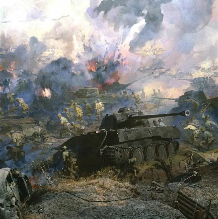 Огненная дуга Курская битва. Батальные картины Великой Отечественной войны. Картинки про велико отечественную войну