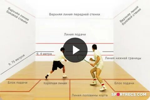 Правила игры в сквош
