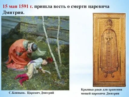Место гибели царевича дмитрия
