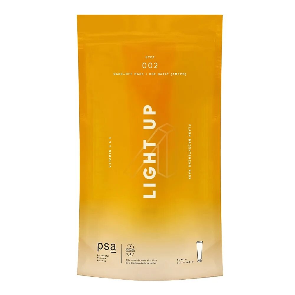 Vitamin up. PSA Light up Vitamin c & e Flash Brightening Mask. PSA Light up: Vitamin c & e Flash Brightening Mask маска для лица с витаминами c и e. PSA Light up Flash Brightening Mask 50ml. PSA Light up Vitamin c.