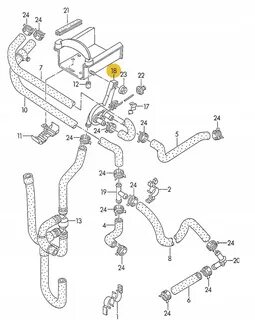Патрубки системы охлаждения vw