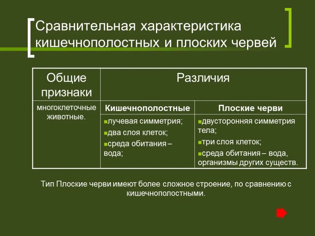 Сравнение кишечнополостных и плоских червей таблица. Таблица сравнение строения типов кишечнополостных и плоских червей. Сравнительная характеристика кишечнополостных и червей. Отличия классов плоских червей. Сравнение строения червей