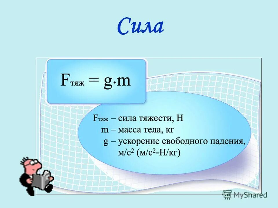 Формула площади физика 7 класс